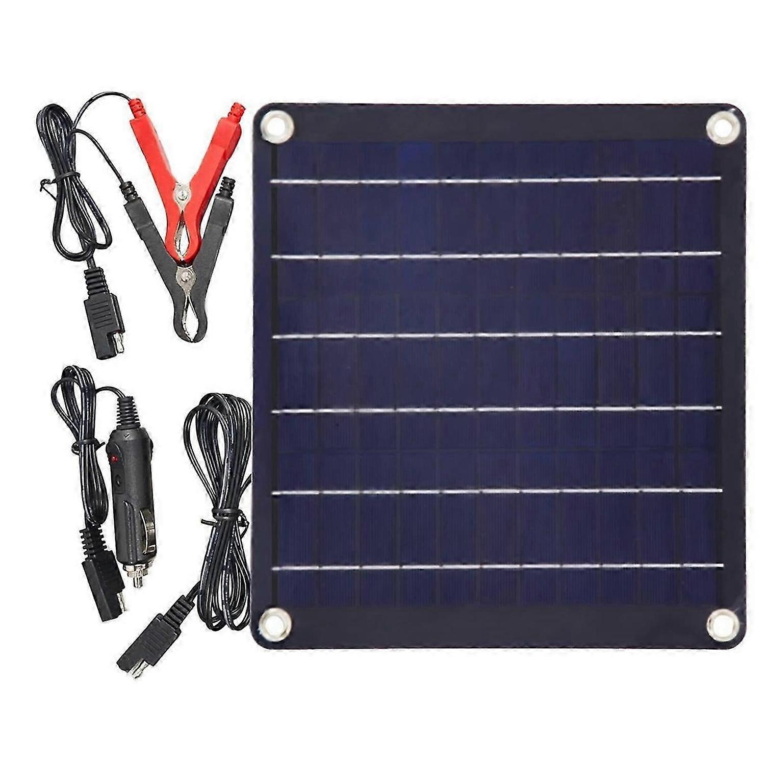 10W Solar Panel Kit 12V Waterproof Solar Trickle Charger