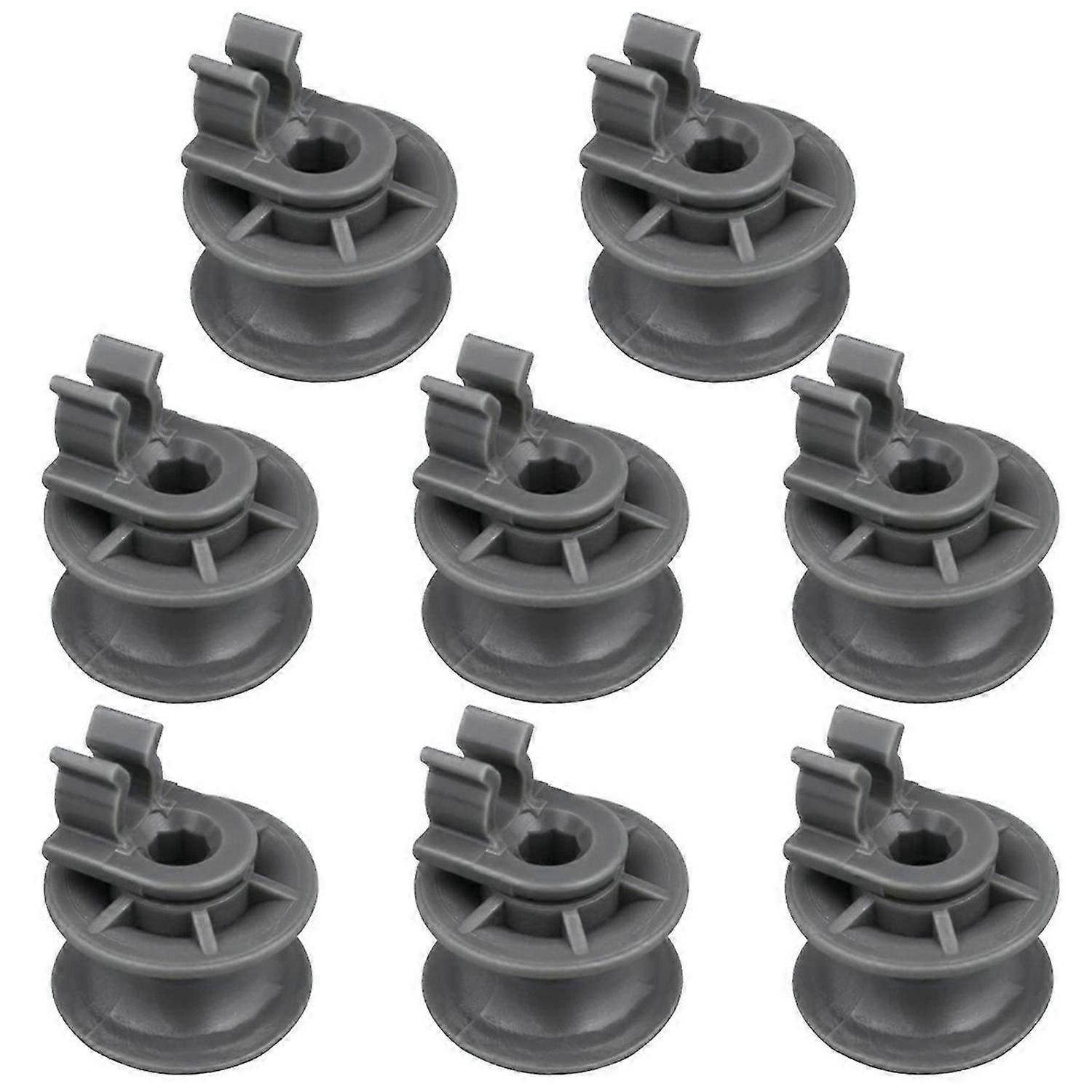 8Pcs 4581DD3002A Dishwasher Upper Rack Wheels,Dishrack Roller for LG