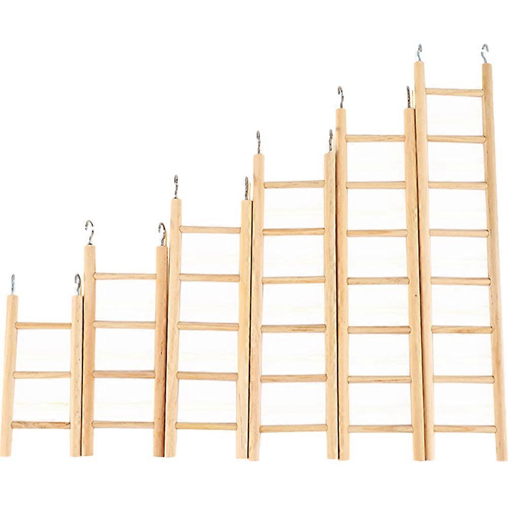 Parrot Climbing Ladder Wooden Bird Toy for Playing 24Pcs Parrots
