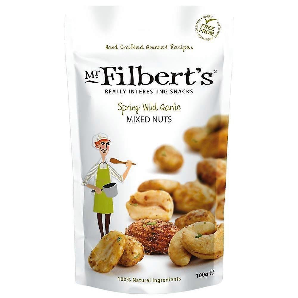 Mr Filberts Frühlingsbärlauch Bärlauch Gemischte Nüsse 100g - 12er Pack
