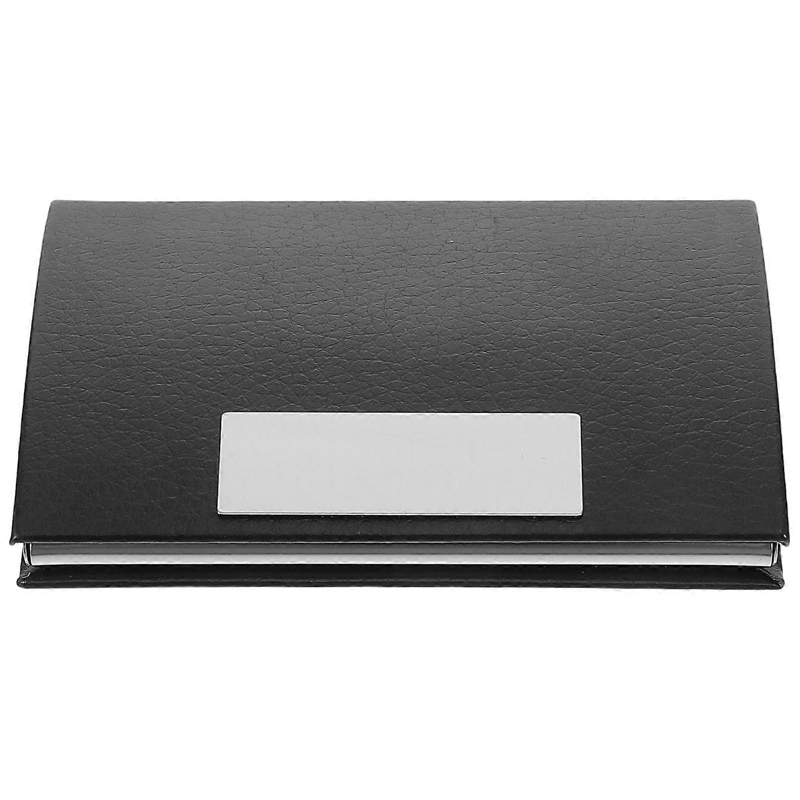 Metal Business Card Holder for Decoration with Durable PU Material