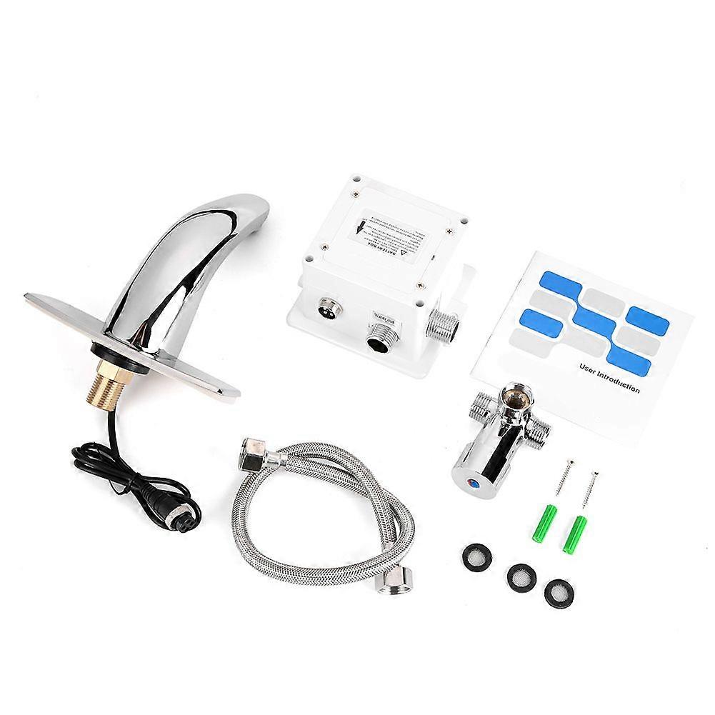 Electronic Automatic Sensor Touchless Sink Hands Free Hot & Cold Faucet Motion Activated