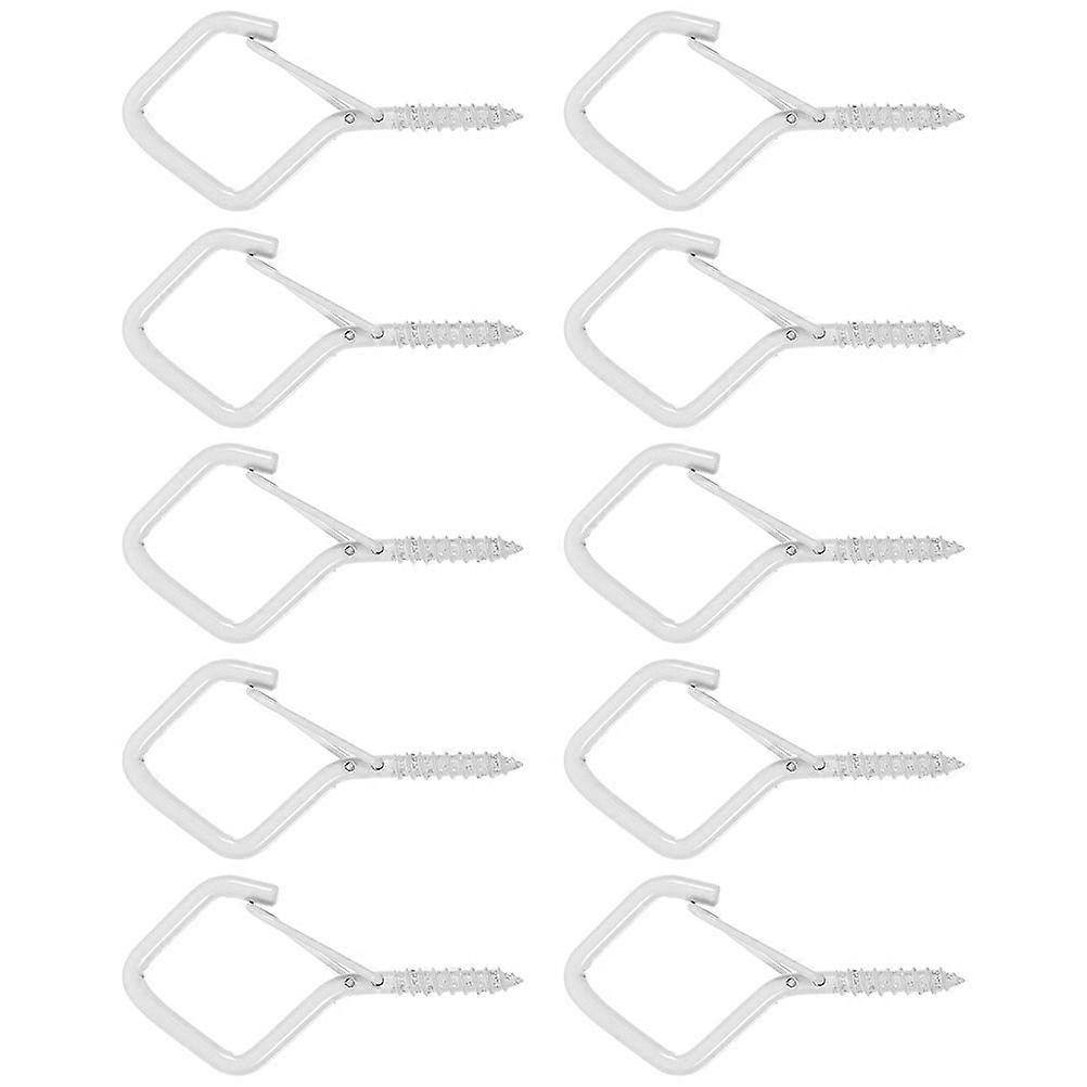 20Pcs Practical Design Eye Screw Hooks For Indoor Outdoor String Lights Heavy Duty Hanging Accessory