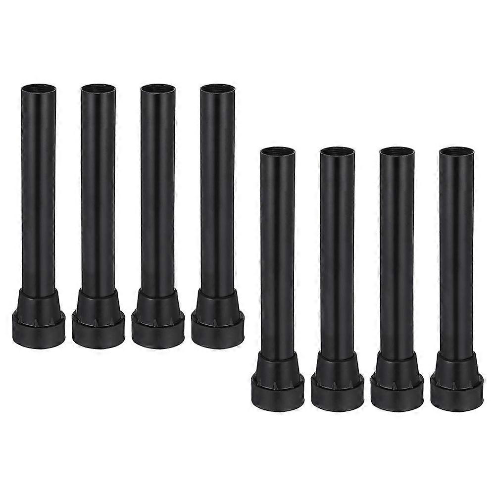 Stability Enhancement Trampoline Replacement Parts for Families Black Rubber Anti-Slip 8Pcs