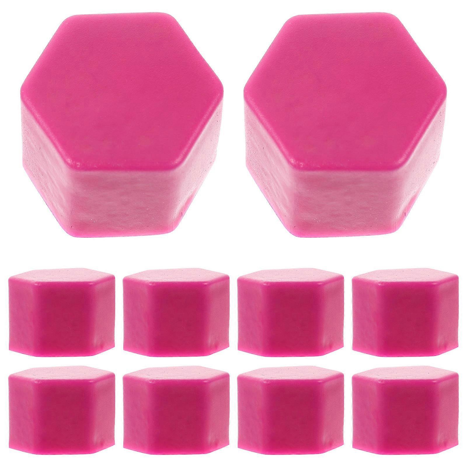 Tire Hub Caps Silicone Round Purple for Car Prevent Rusting 20Pcs