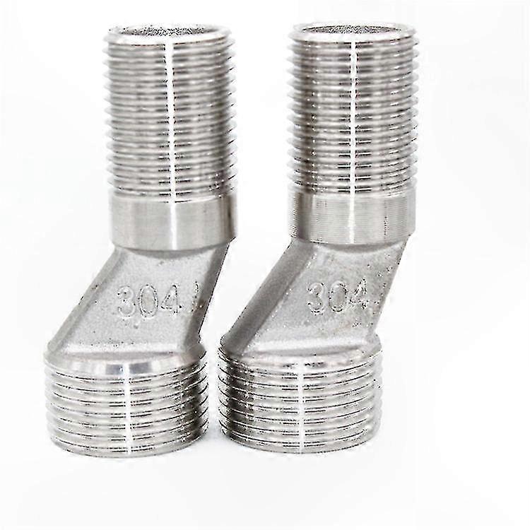 1/2 to 3/4 Inch Male Thread Offset Adapter for Bathroom Shower Systems and Faucet Mounting Hardware