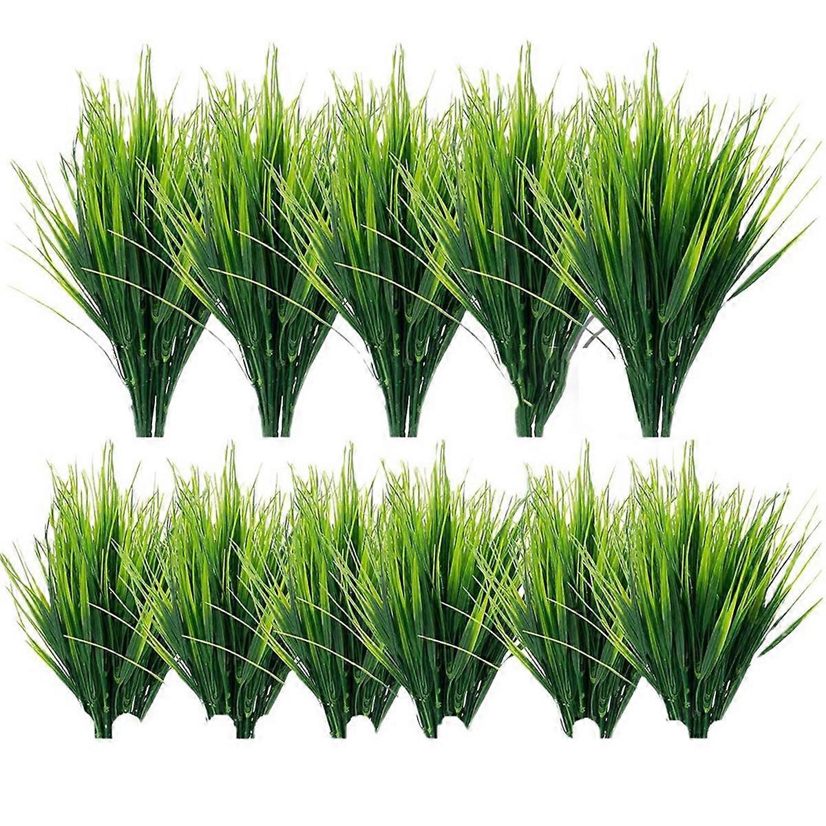 Artificial plastic grass, plant green grass