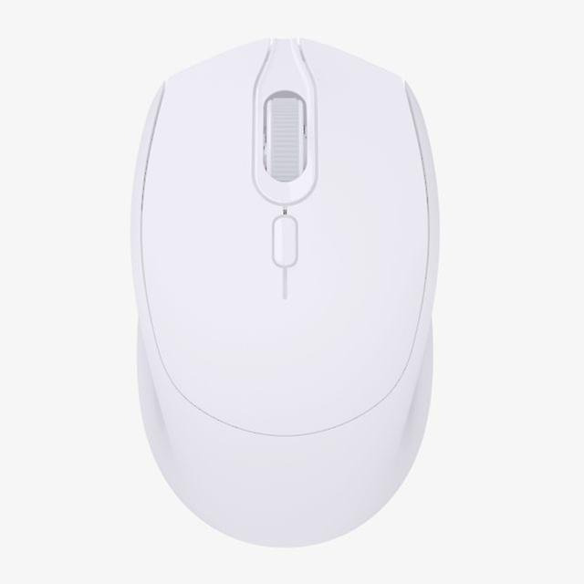 Computer Mouse 2.4G Noiseless Mouse with USB-white