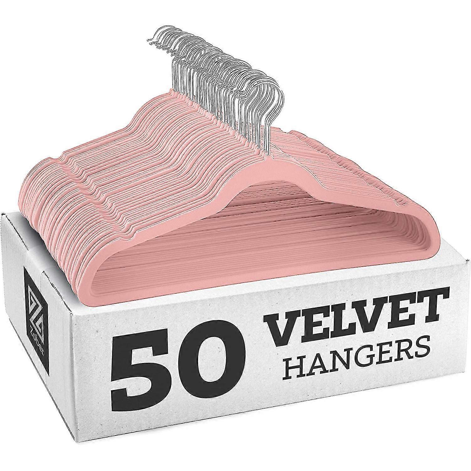 Rutschfeste Kleiderbügel aus Samt – Anzugbügel (10er-Pack)