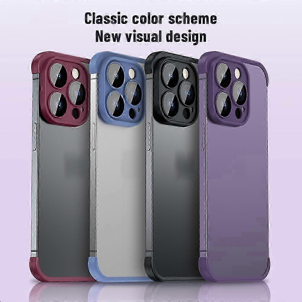 Frameless Case Compatible With Iphone 14 Pro Max/14 Pro, Slim Soft Tpu Shockproof Cover With Camera Lens Protector 2025