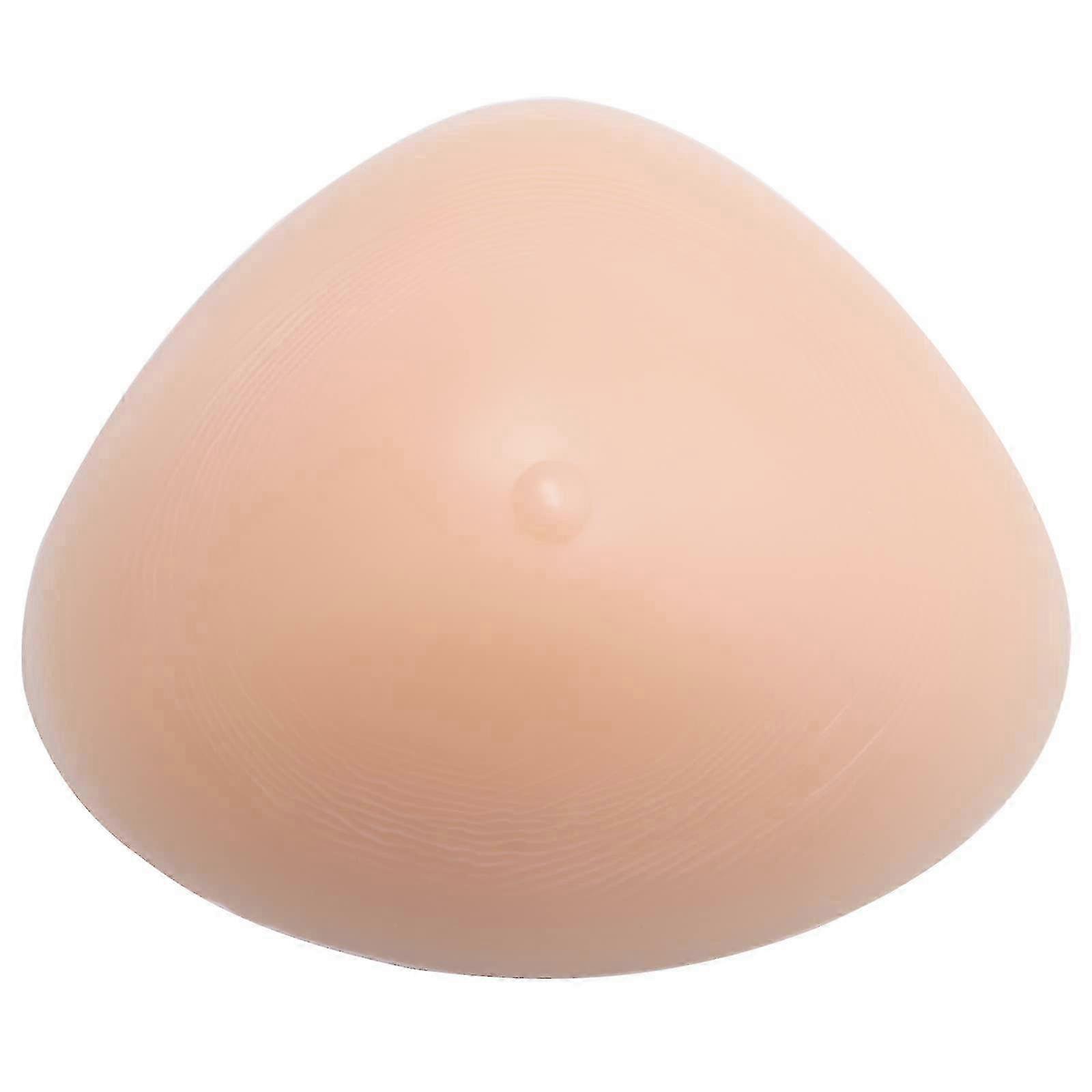 2-Pack Silicone Triangle Breast Forms for Mastectomy, Prosthesis Bra Enhancer Pads