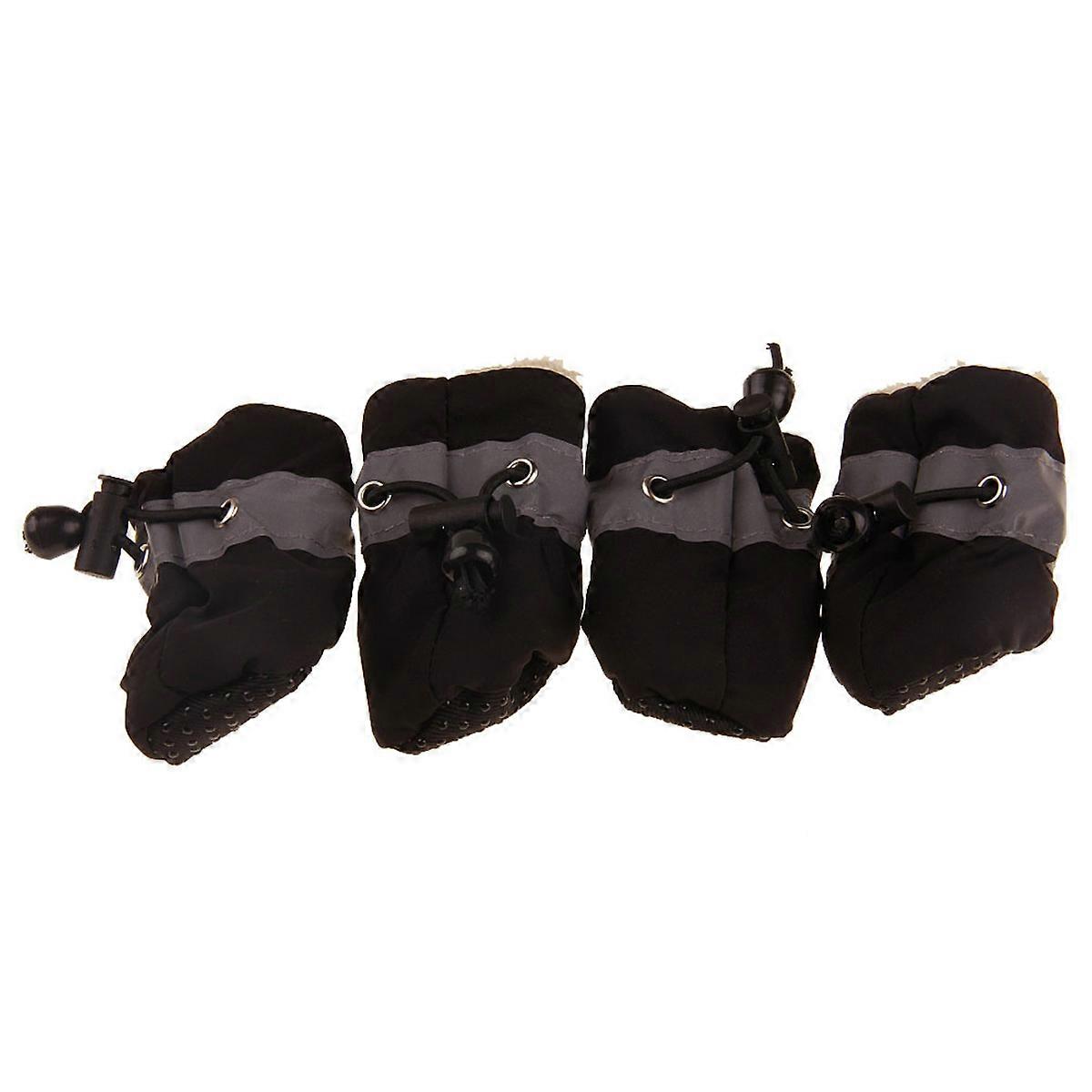 Dogs Boots Dog Shoes for Pet with Non Slip Feature Black