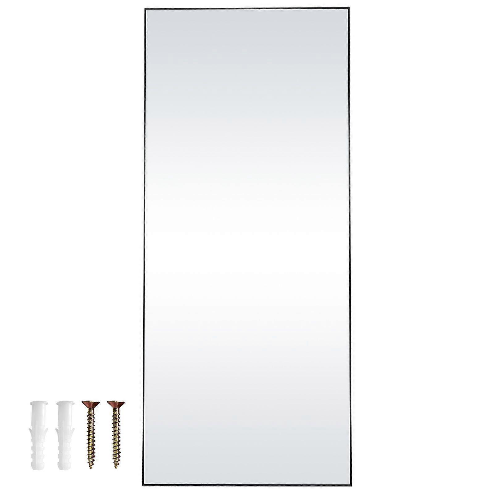 Full Length Mirror, 71'' x 31'', Extra Large Standing Hanging or Leaning Rectangle Floor Mirror with Tempered Glass Aluminum Alloy Frame