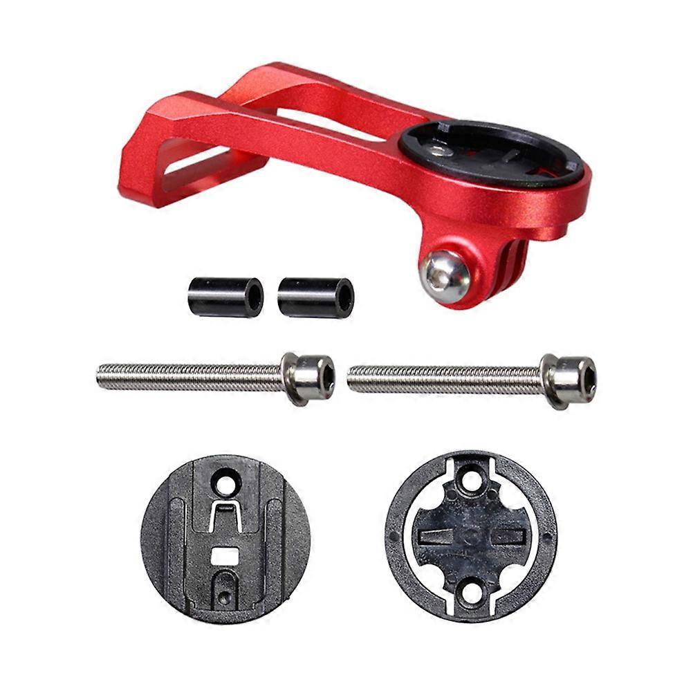 Odometer Holder Bike Handlebar Extension for 2Sets Red Flashlight Bracket