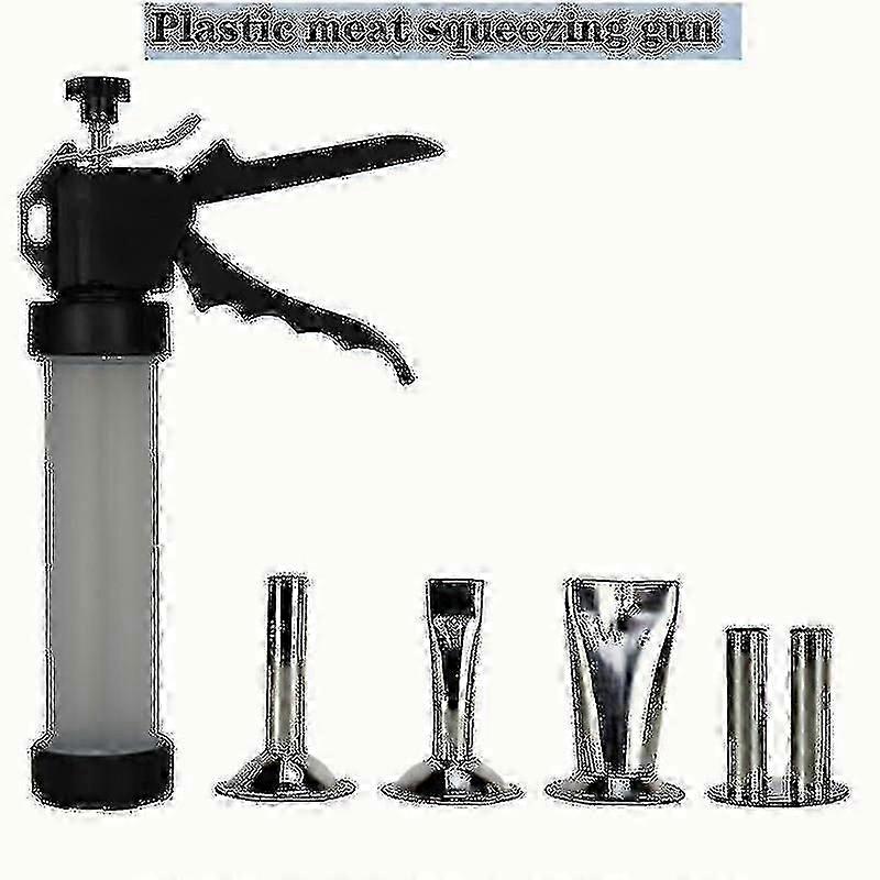 Jerky Maker Gun mit 4 Edelstahldüsen Hwy[hhhhs]