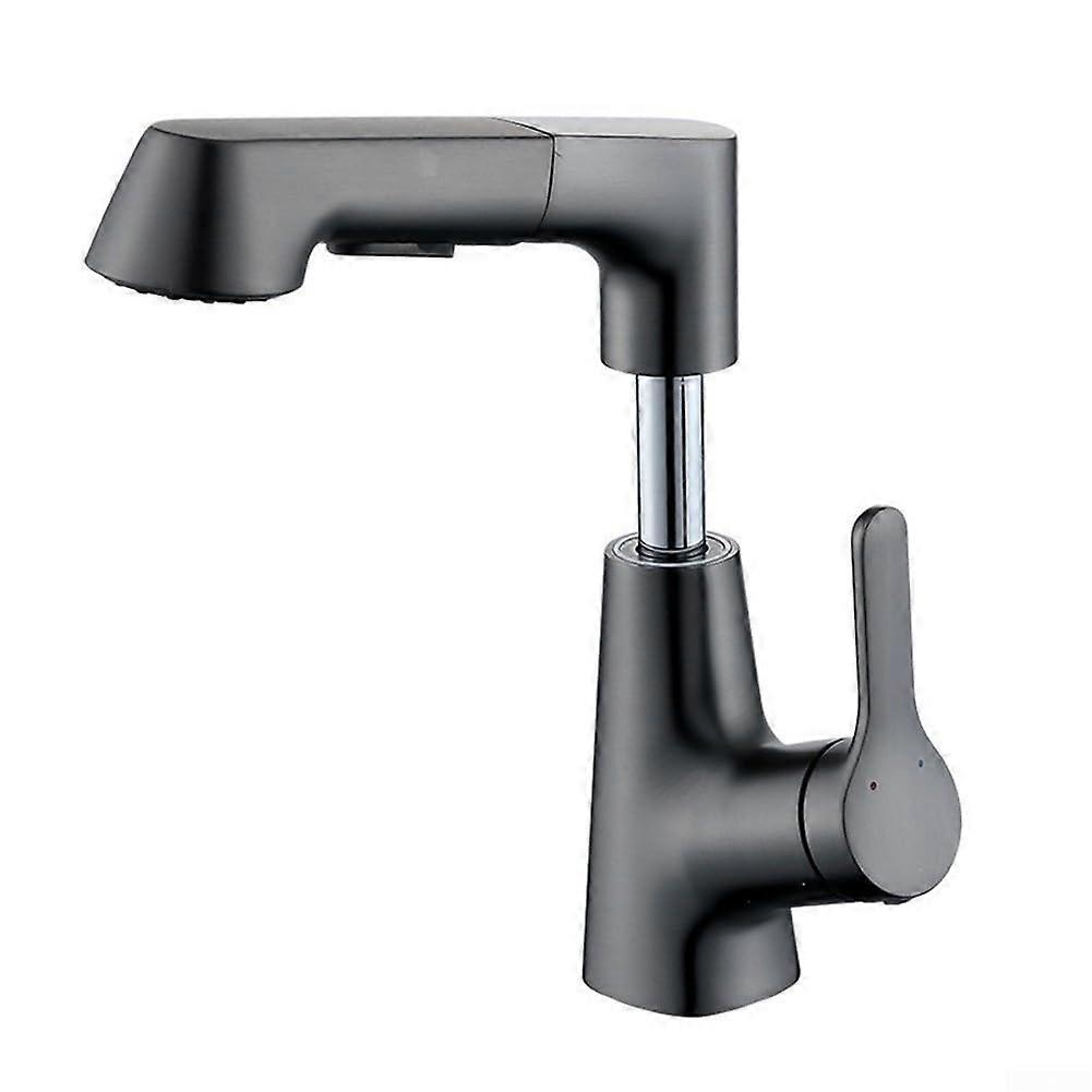 Dual Mode Sink Faucet With Flexible PullDown And PullOut Lift, Hot And Cold Water, For Wash Basin And Wash Basin Table
