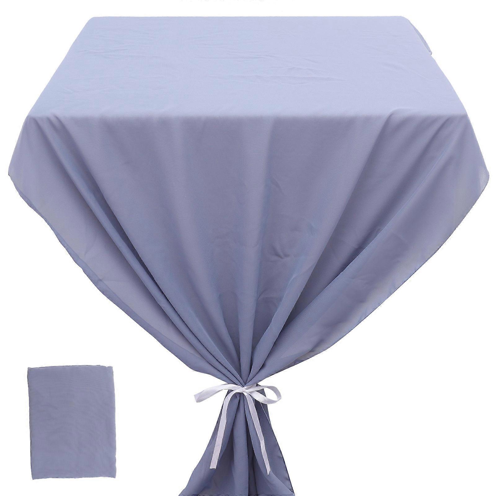 Blue Chiffon Table Runner for Decorative Wedding Table Use