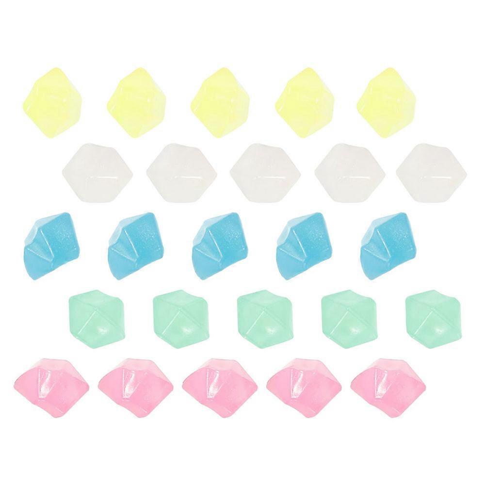 Aquarium Stones Glow in The Dark for Decoration 5Pcs Luminous Resin Rocks