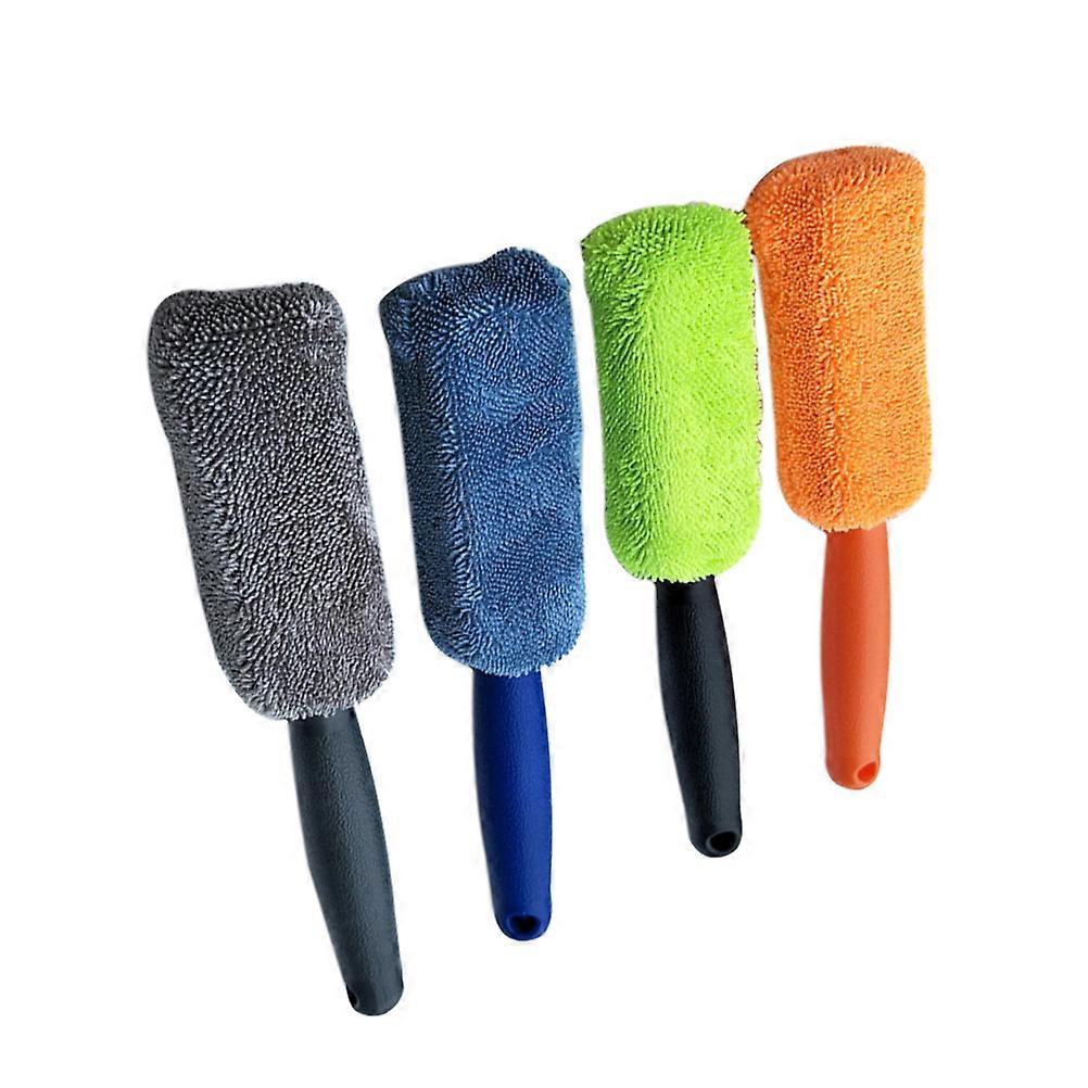 Car Cleaning Tool Wheel Brush for Vehicle Maintenance 4Pcs Assorted Colors