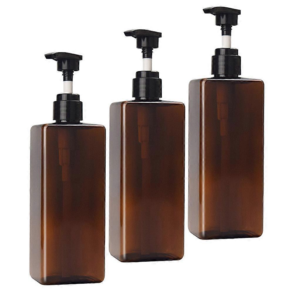 Plastic Soap Dispenser Multi Use Shampoo Bottles 6Pcs Pack