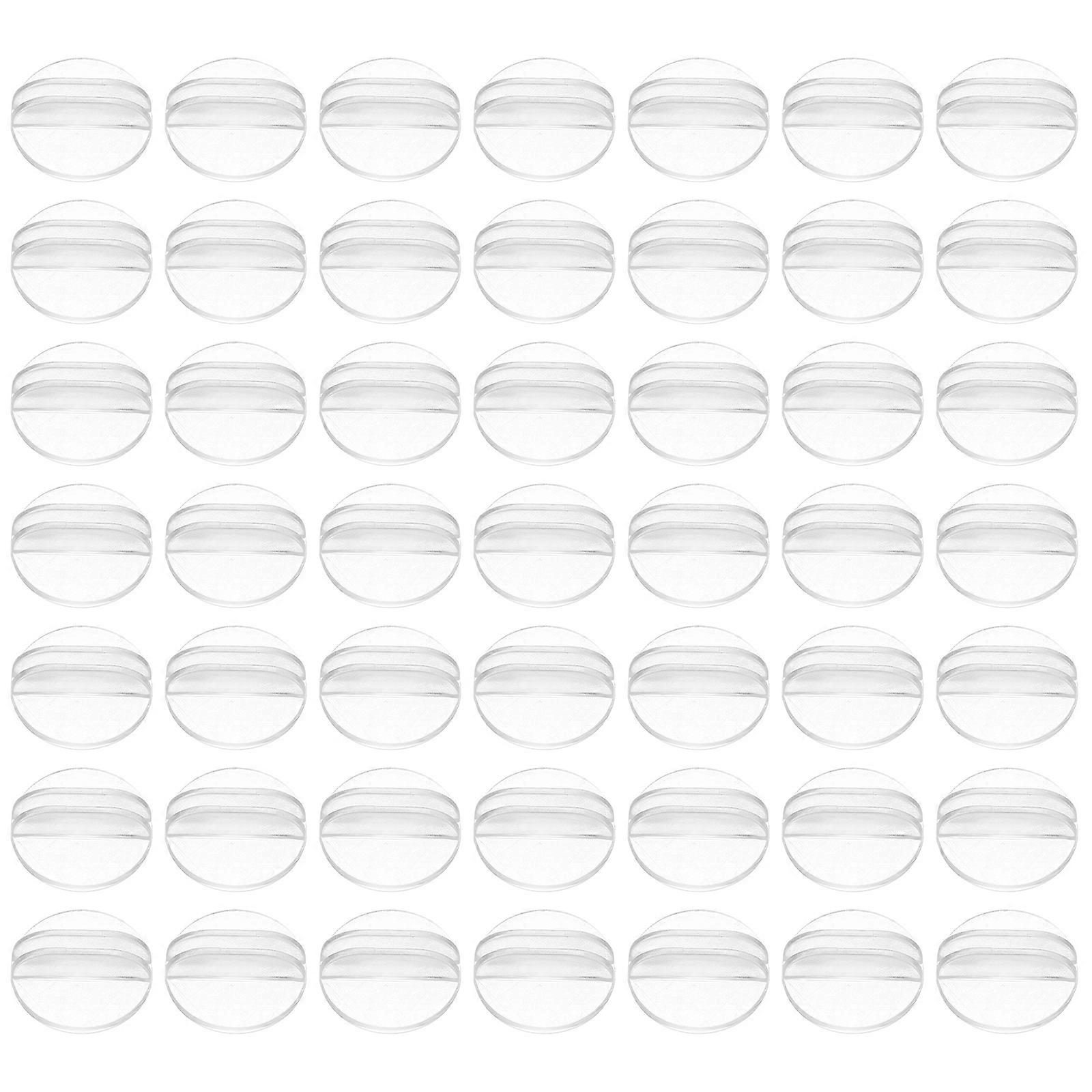 Game Card Clip Plastic for Table Use 100Pcs Transparent Clear Holders