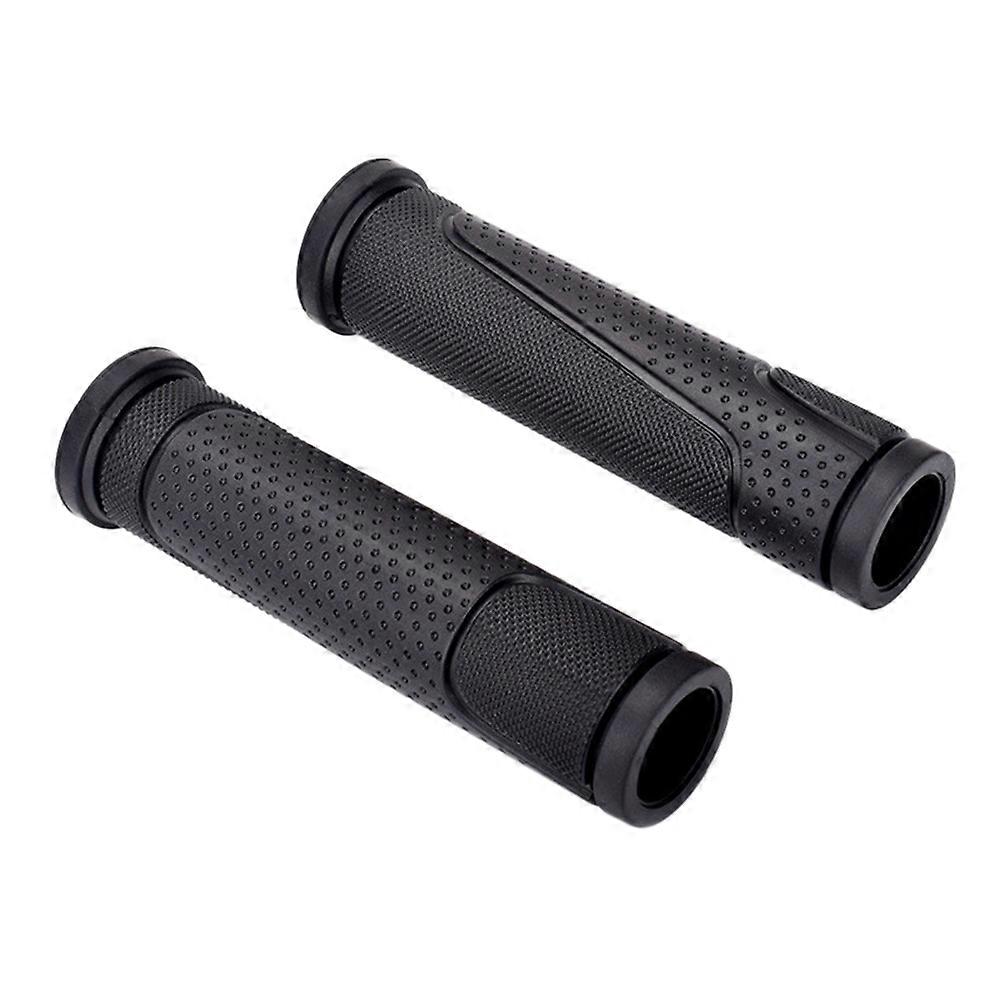 Grips Rubber for Bike Use 3Pairs Black Handlebar Anti-Slip Comfort Grips