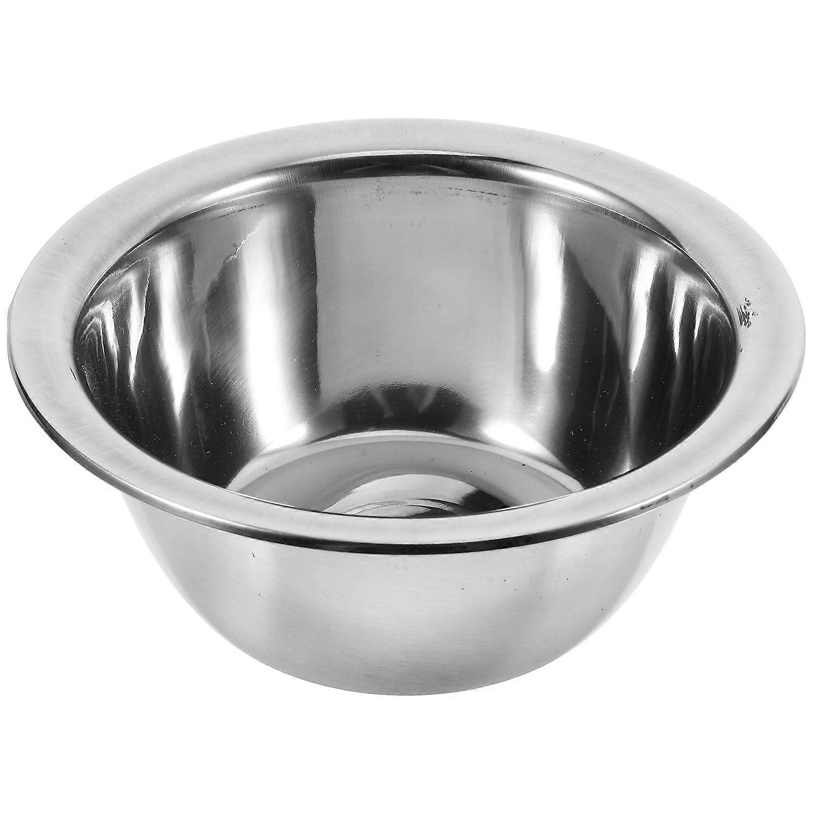 Kitchen Gadget Stainless Steel Bowl for Egg Beating 3Pcs Silver
