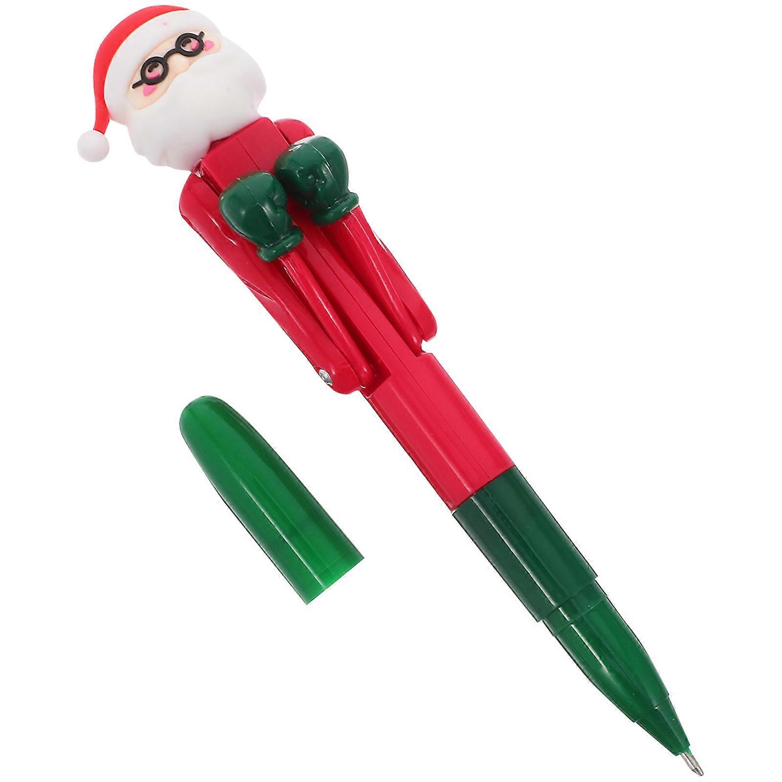 Quirky Design Christmas Boxing Pens For Office Use 5Pcs Smooth Writing Toys
