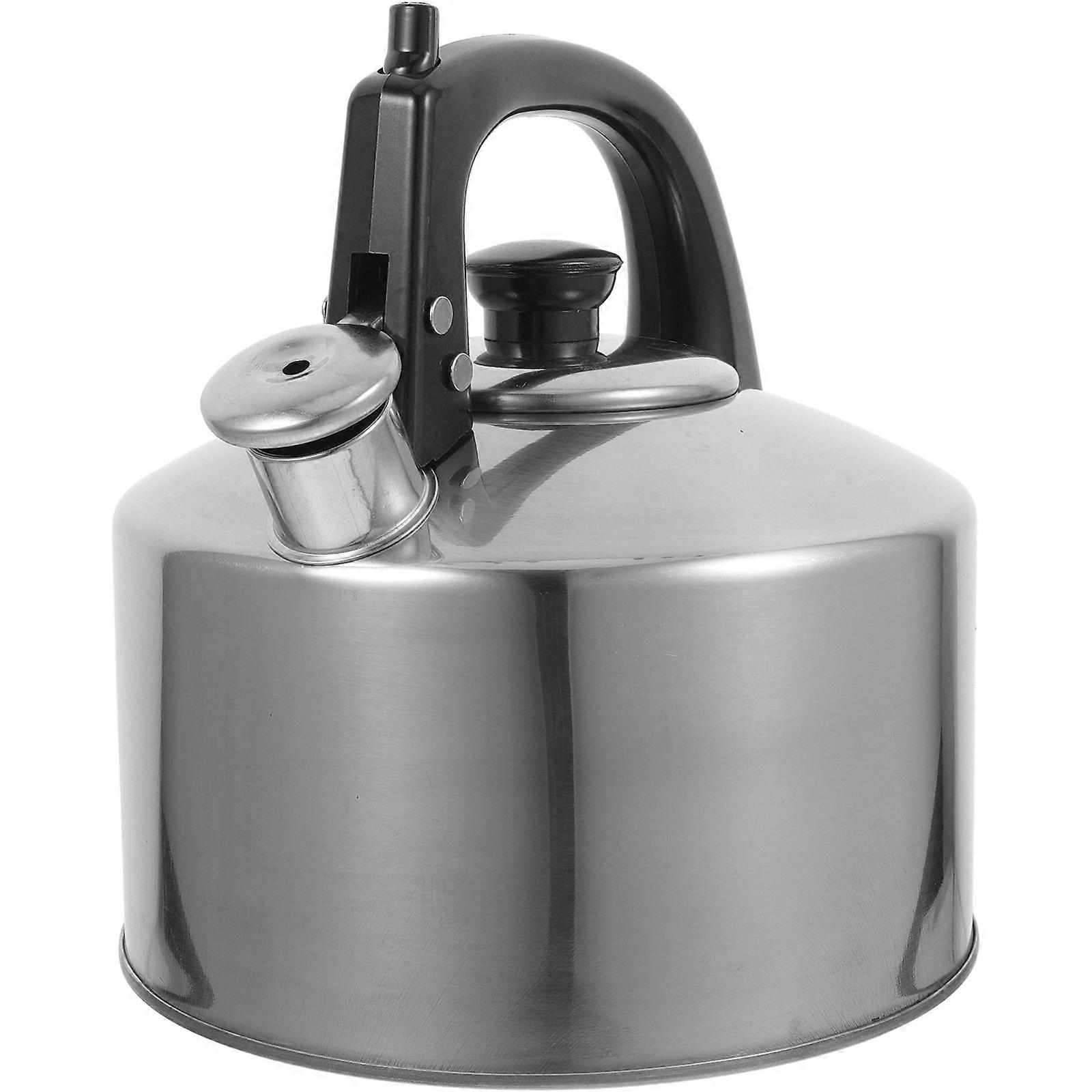 Stainless Steel Kettle 2Pcs Quick Heating for Home Use Silver Design