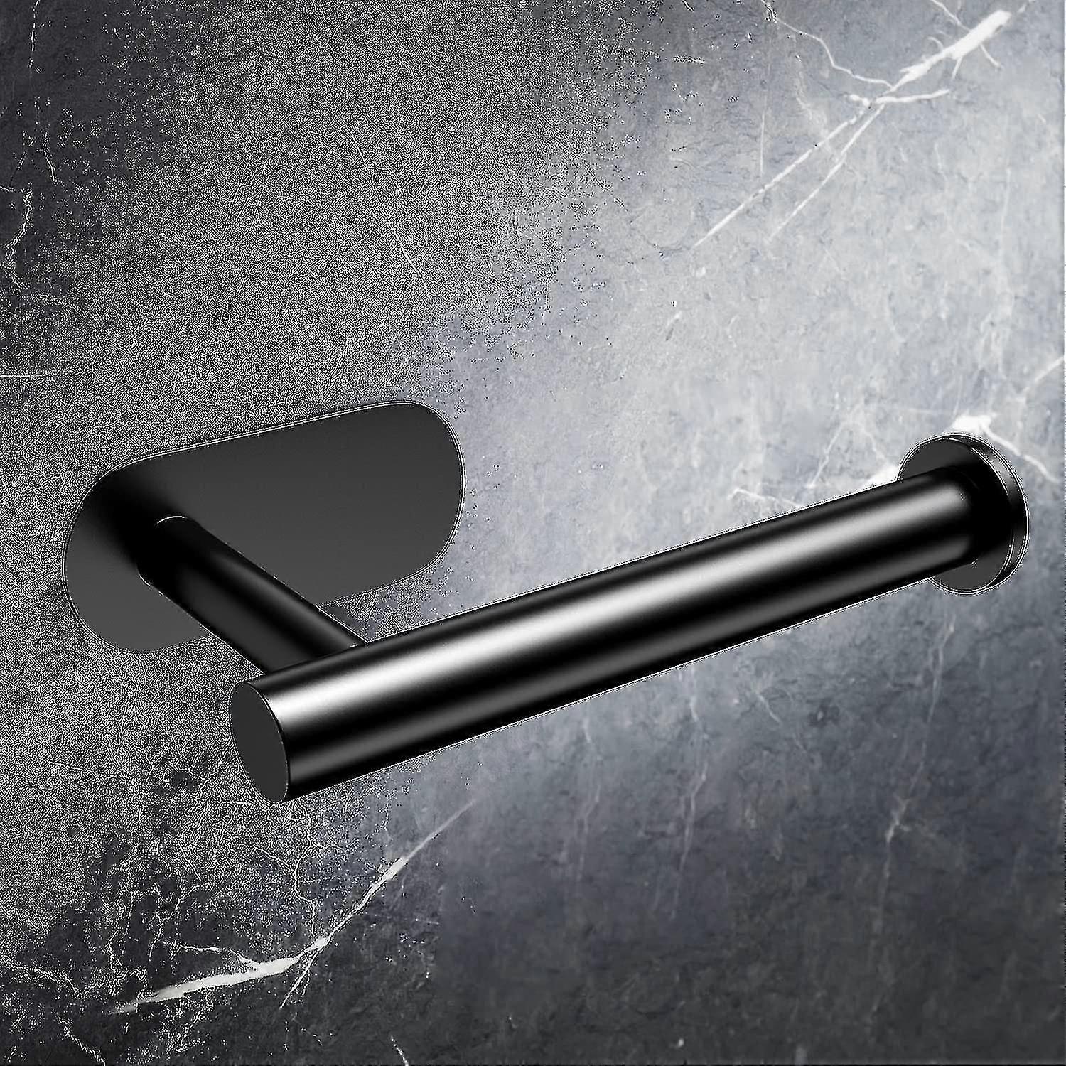 حامل ورق التواليت بدون حفر ، حامل ورق التواليت ذاتي اللصق حامل لفة المرحاض حامل الفولاذ المقاوم للصدأ حامل ورق لفة المرحاض حامل الورق ل Bathroo