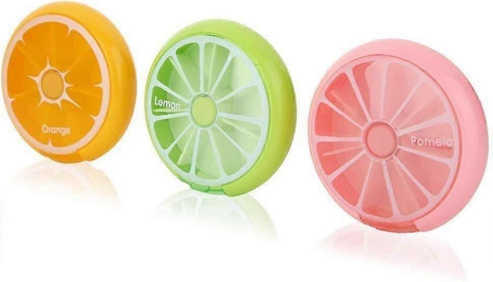 Hap kutusu Haftada 3 kez 7 bölmeli büyük hap kutusu 3 döner mini hap kutusu