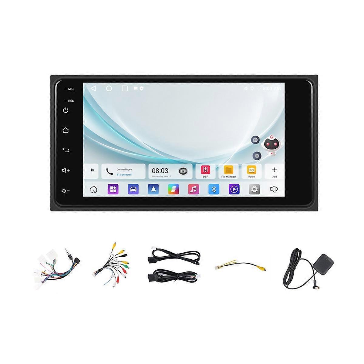 7In Android 15 Car Radio Carplay Android Auto Multimedia Player for Prado ,2G+64G
