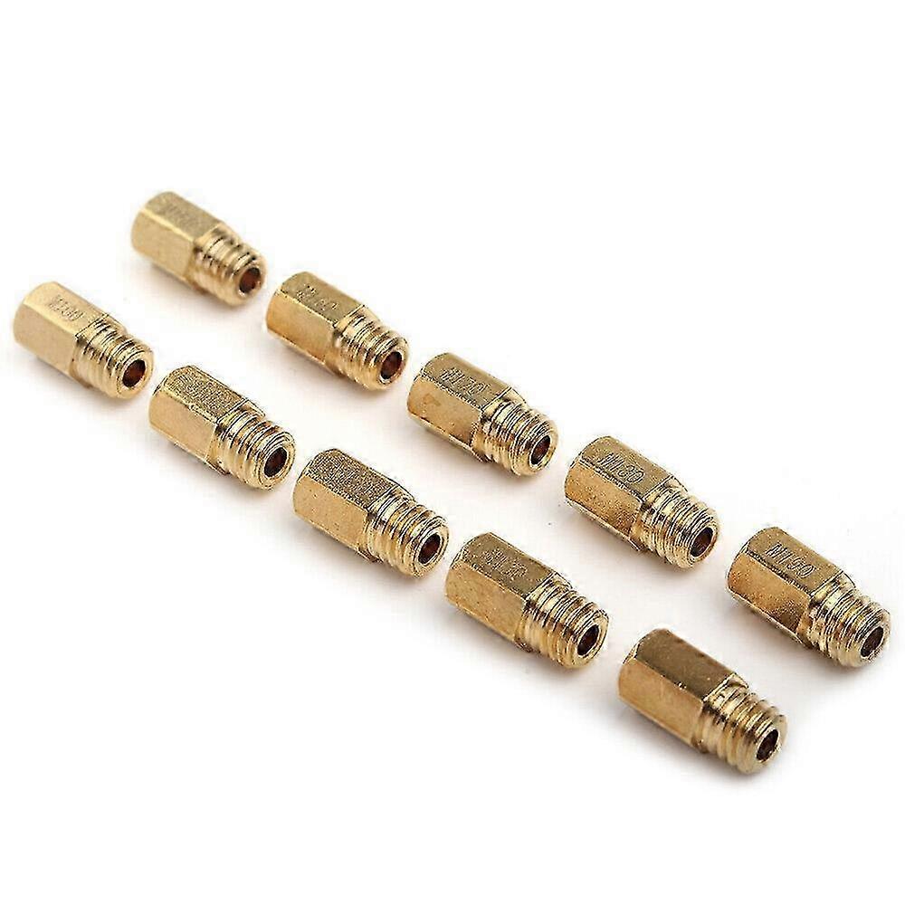 Compatible 10 Pcs Jets Principaux de Type Hex Pour Mikuni Vm / tm / tmx Carburateur 100 110 120-190 Set