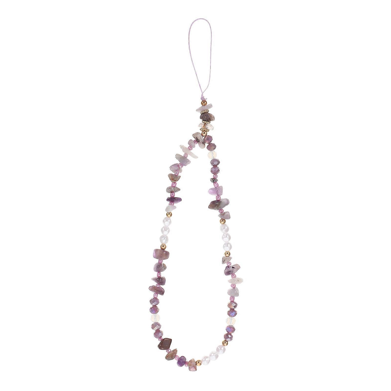 Mobile Phone Strap Beaded Phone Hanging Charms 5Pcs Set