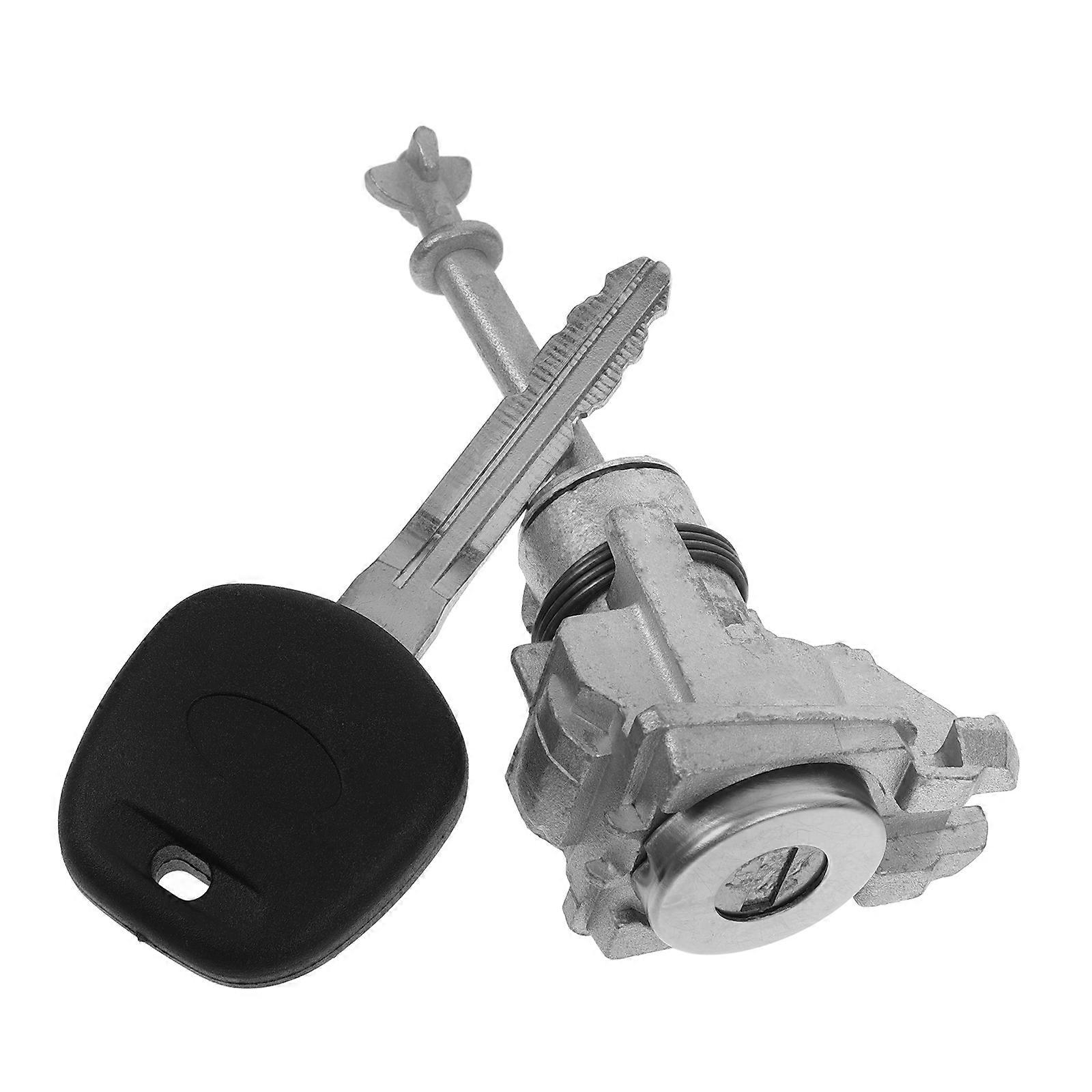 Front Left Driver Side Door Lock Cylinder with Key for Vehicle