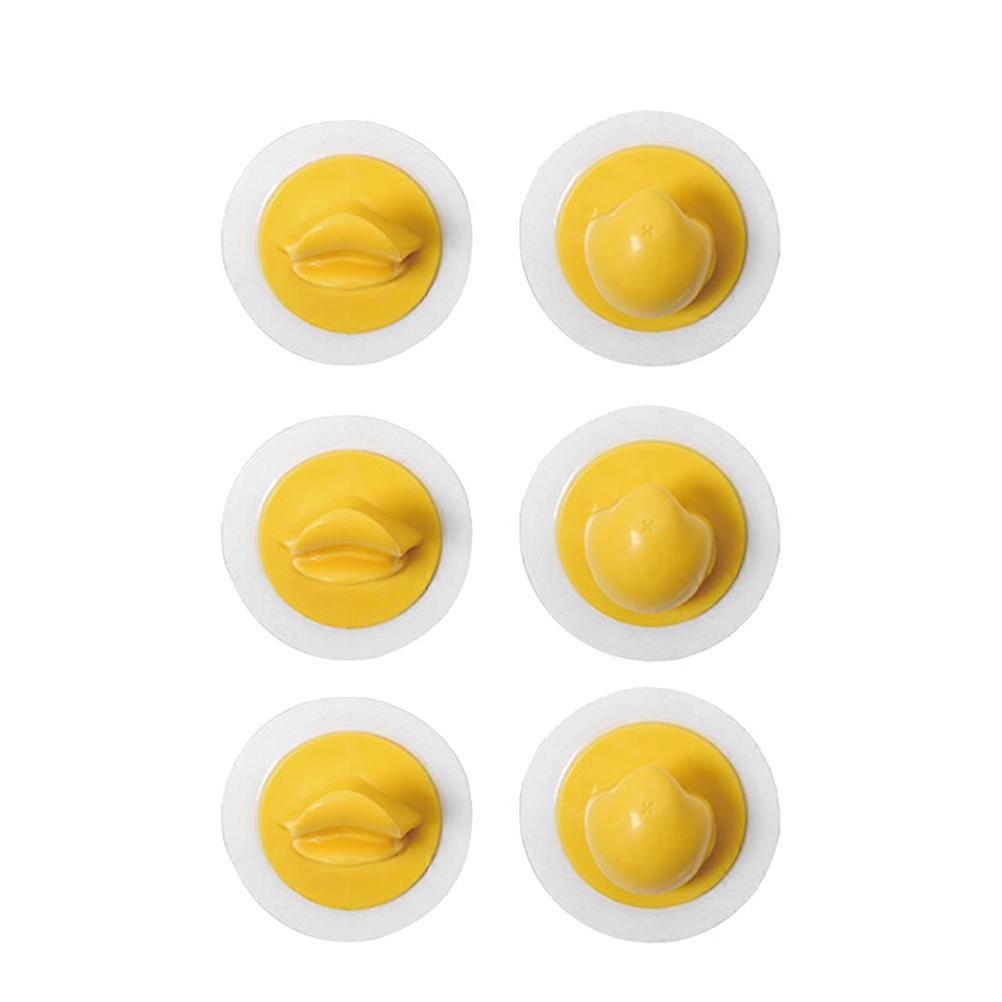 Wall Hooks Duck Shape for Office Use 12Pcs Self Adhesive Punch Free Hooks