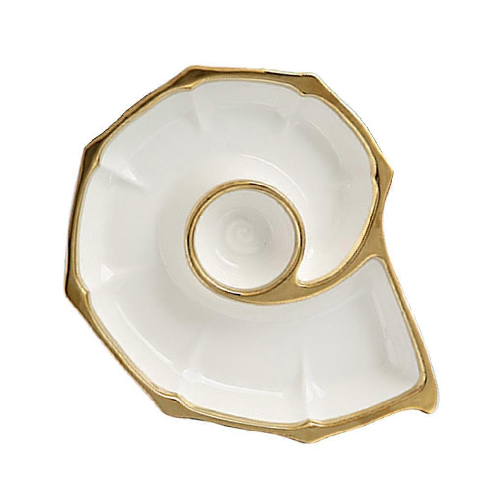 Creative Ceramic Food Plate Rectangular Design For Dining Snacking Premium Quality 2Pcs