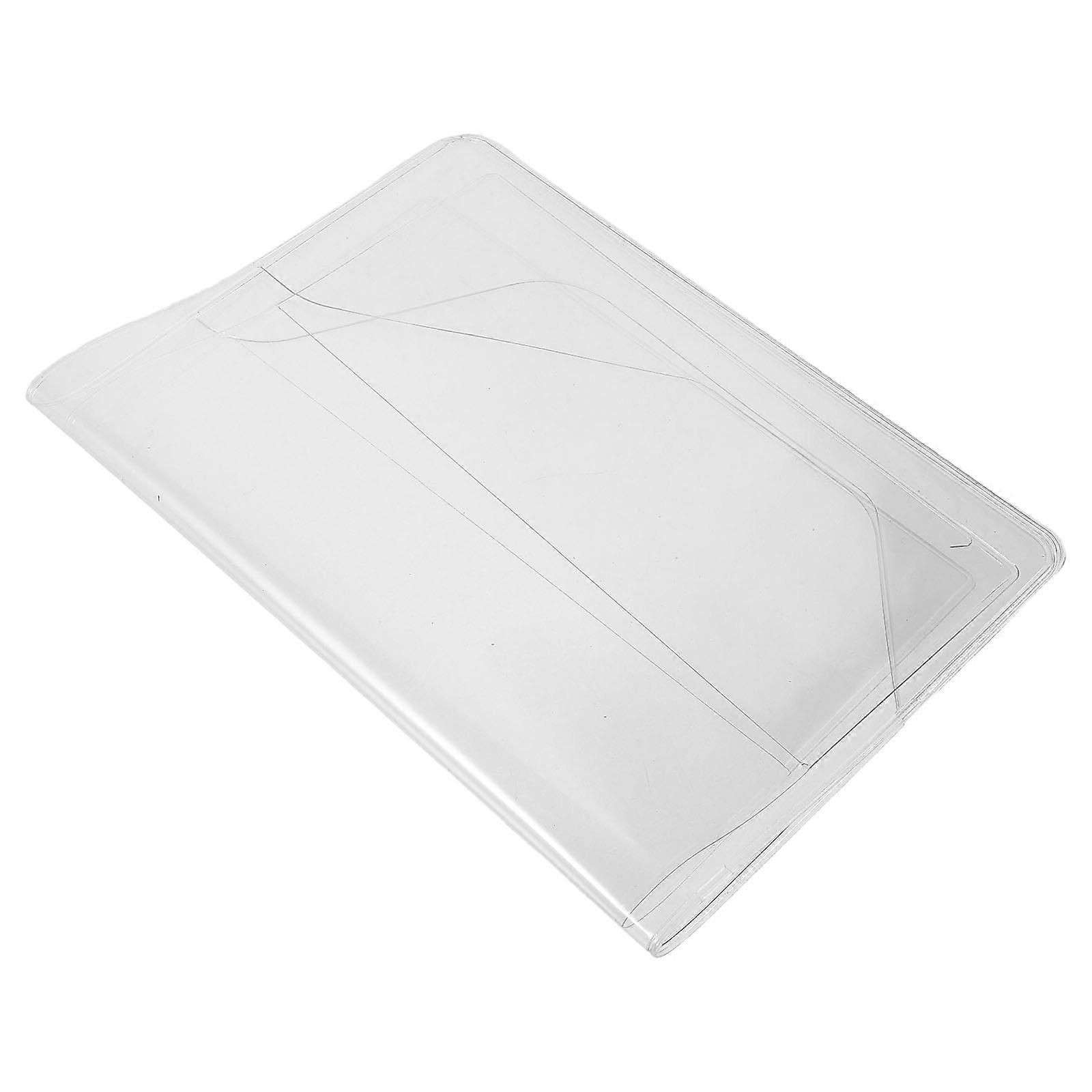 A5 Transparent Notebook Cover for Waterproof Protection 2Sets PVC Sleeve