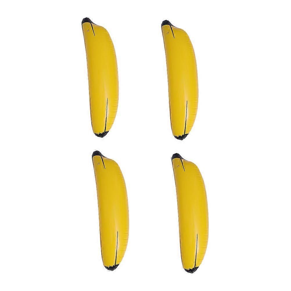 PVC Inflatable Banana Props for Playing Use 12Pcs Creative Toy Set