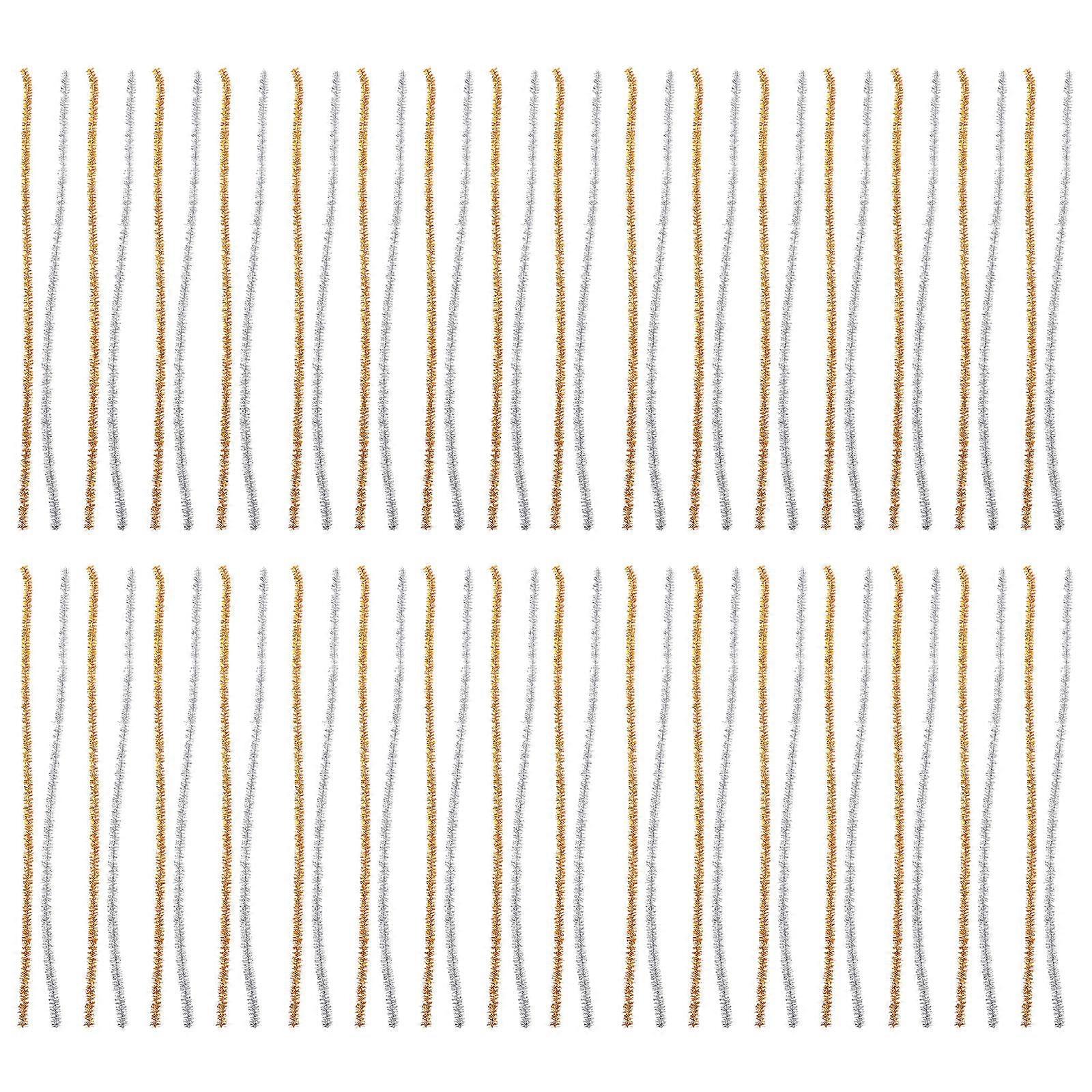 Glitter Chenille Stems Craft Cleaners for DIY Projects 400Pcs Set