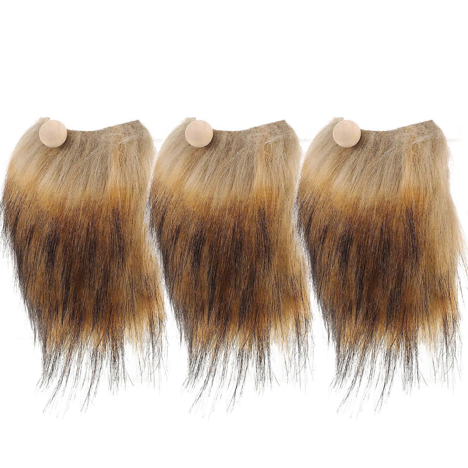 Decorative Gnome Beard Bead Props Four Sets Designed For Crafting Utilizing Artificial Materials Suitable For Valentine'S Day
