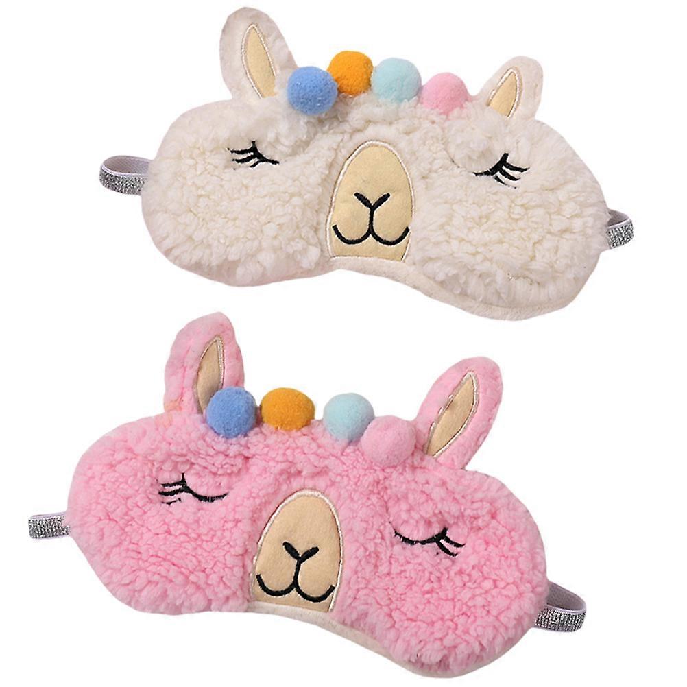 Household Eye Cover Plush Eye Masks for Sleep Use 6Pcs Soft Material