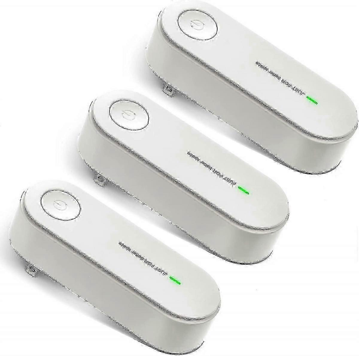 3-Pack Portable Air Purifiers with Negative Ion Generator Filterless Home Air Filtration System Eliminating Odors and Providing Air Freshening