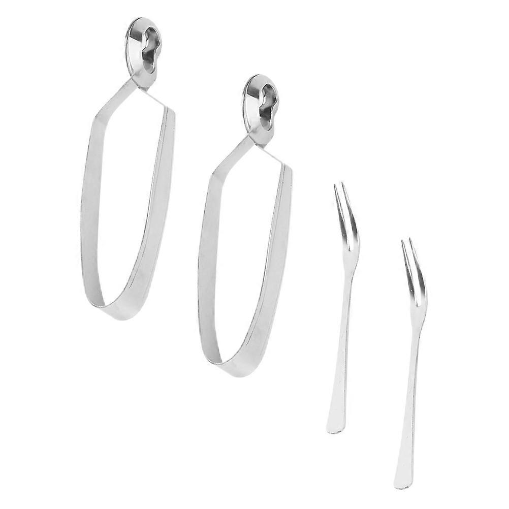 Snail Tong And Fork Set 16 Pcs Convenient Eating Tools For Home Use Tableware