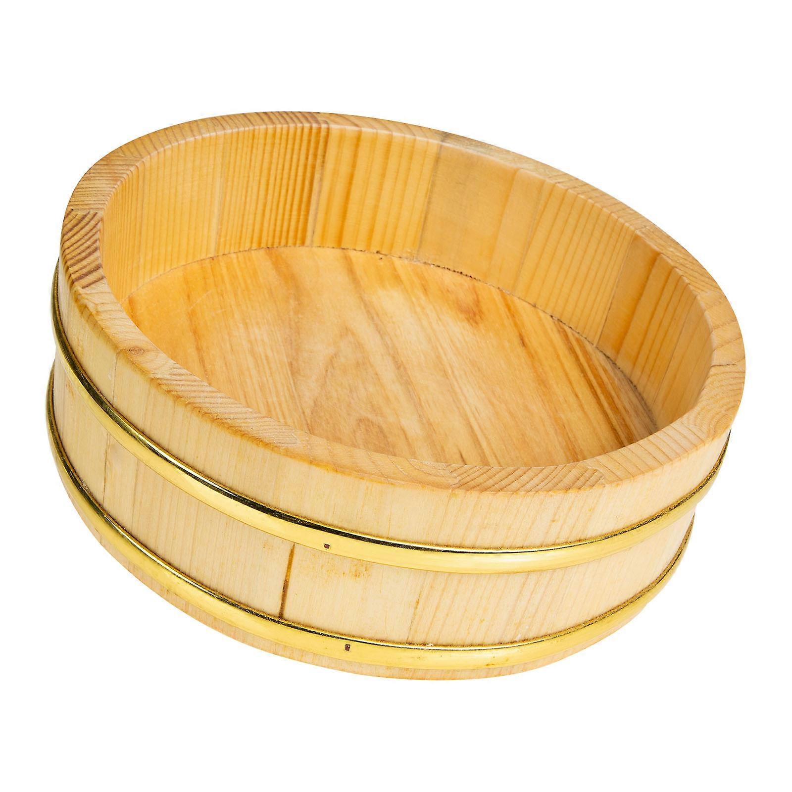 Japanese Sushi Bucket Wooden Food Bucket for Storage Use 4Pcs Set