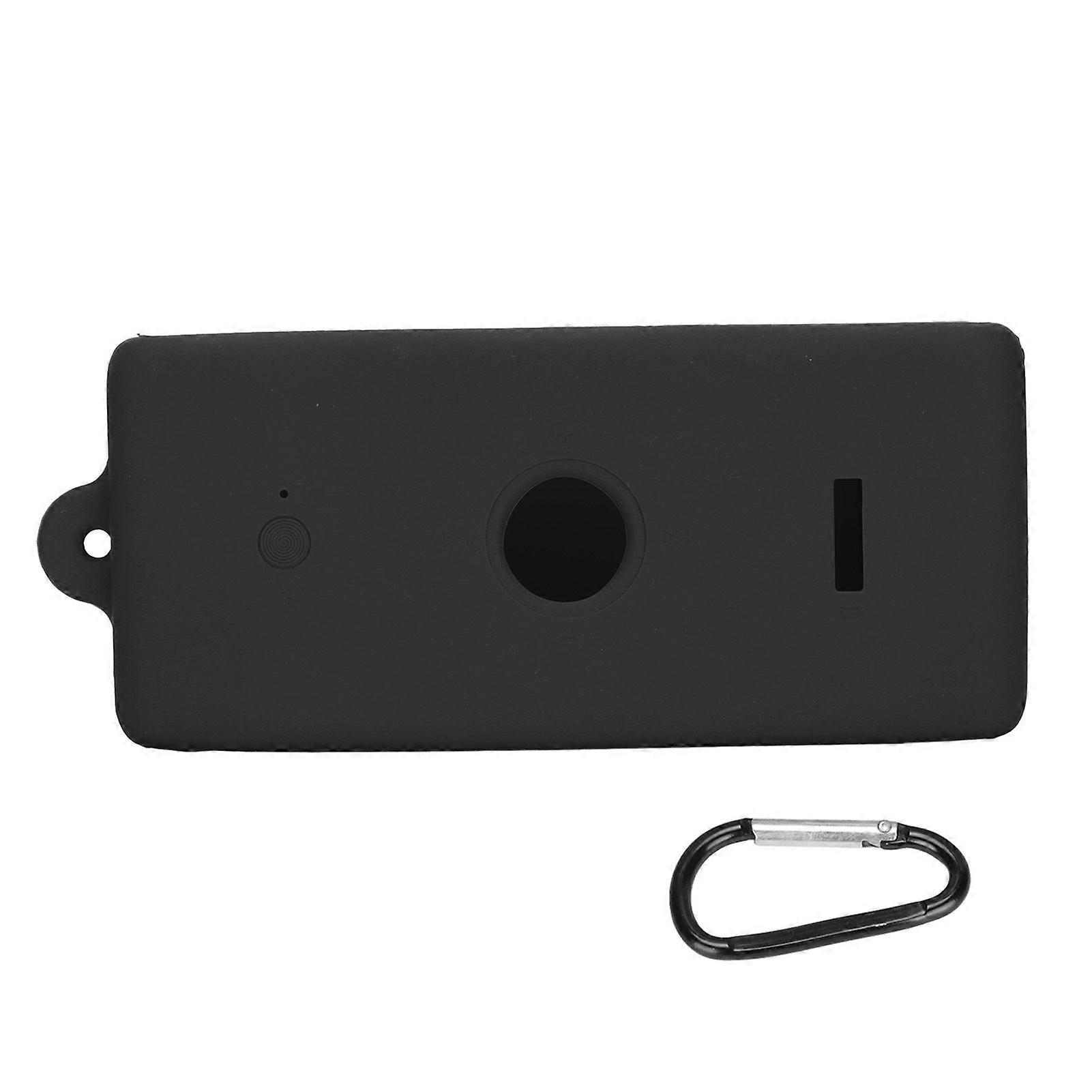 Speaker Silicone Protective Cover Soft Shock Proof Portable Speaker Carrying Case for EMBERTONBlack