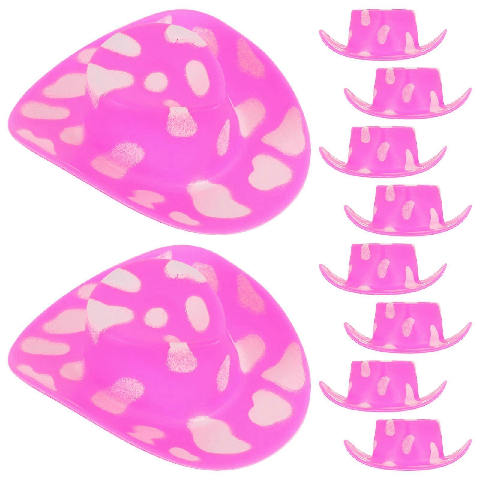 Plastic Mini Western Hat for Decoration 40Pcs Party Supplies