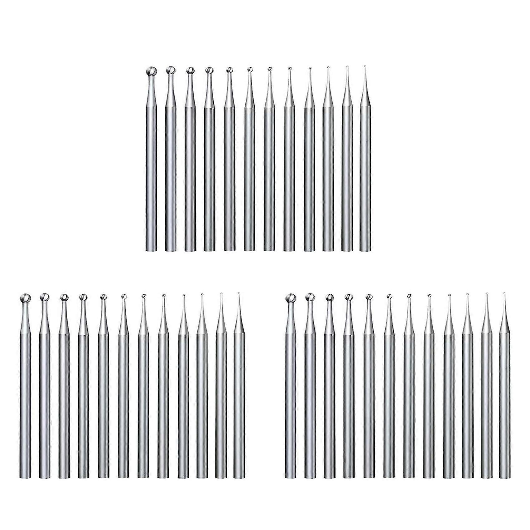 3/32Inch Shank Jewelry Making Burs Round Ball Shape Engraving Bits