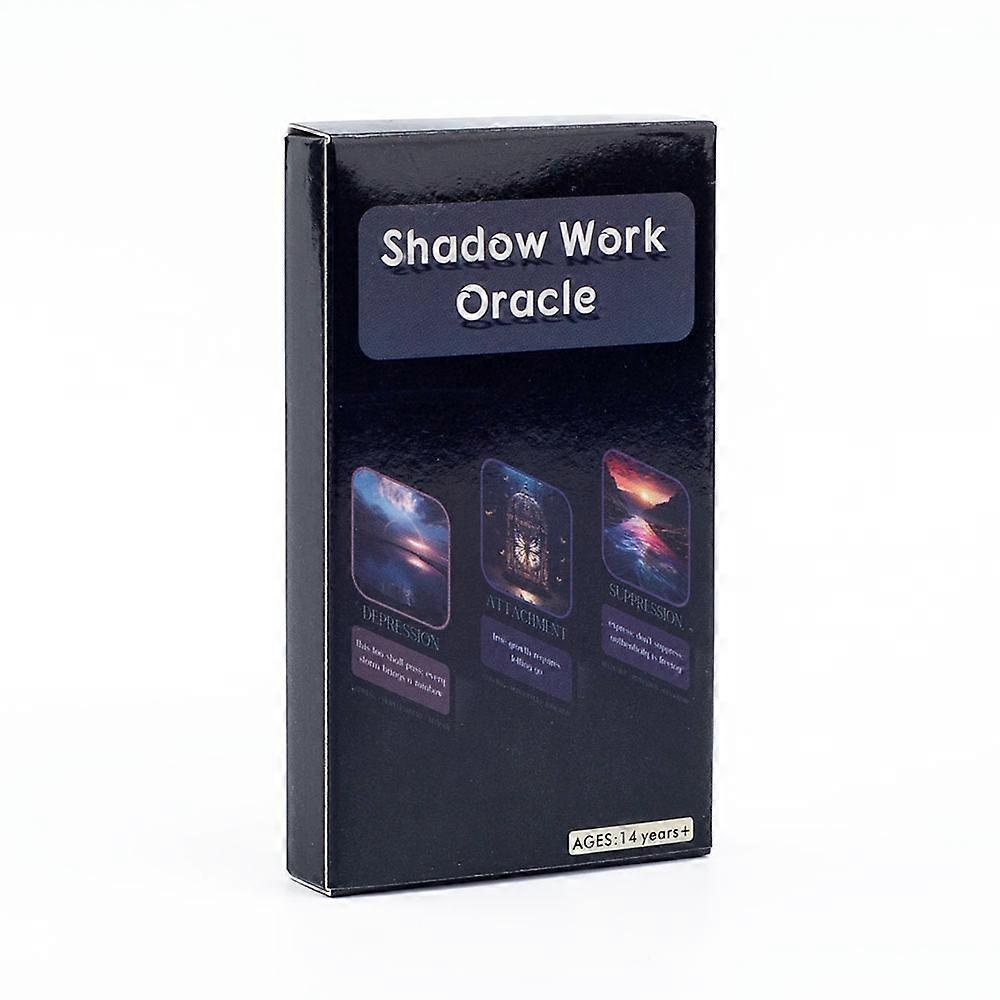 Shadow Work Oracle for Family Party High Quality Fortune Borad Game Deck with 33 English Visions Divination Cards 10.3*6.1cm