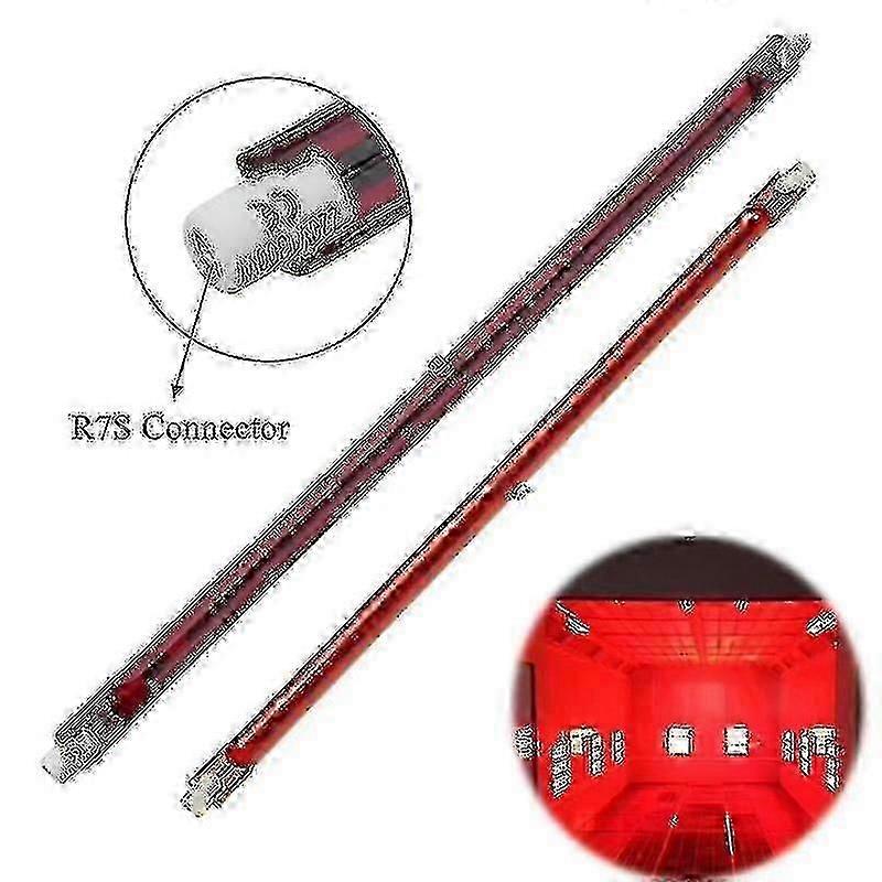 Infrarød varmestang 254 mm halogen kvarts R7s glødepærer